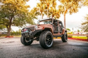 2014 CUSTOM Jeep Wrangler X Unlimited Lifted 22's Auto One of a kind