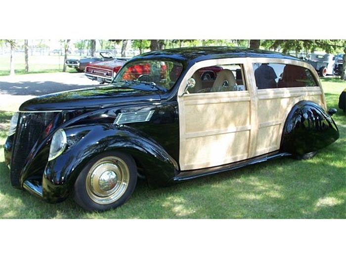 1937 Lincoln MKZ Zephyr Woodie Wagon