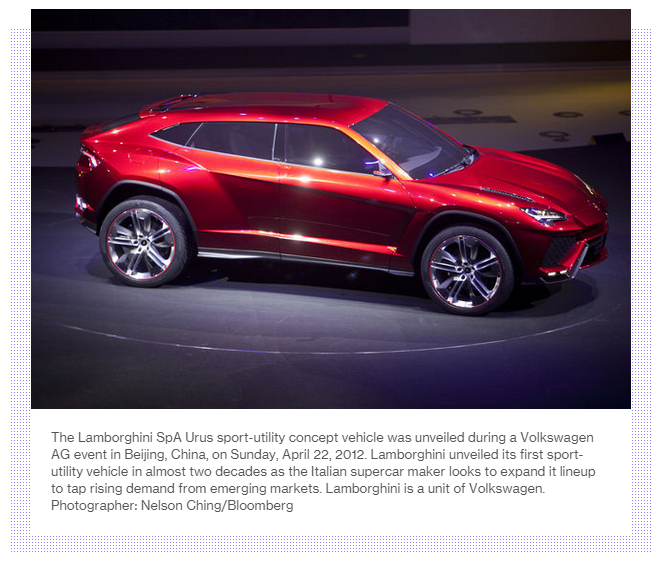 Lamborghini Will Produce a New SUV in Italy