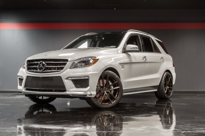 2014 Mercedes-Benz M-Class ML63 AMG, 700HP, 22 Modulare Forged wheels